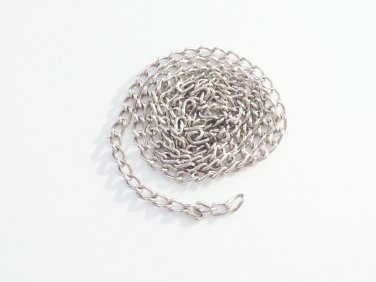 5' 2.0m Nickle Plated Chain bird toy parts parrots cage
