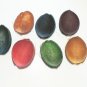 3 Colored Fury 1/2 Coconuts bird toy parts parrots cage