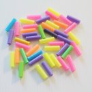 800 LARGE TUBE BEADS bird toy parts crafts kids plastic