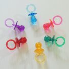 6 3" Transparent acrylic Pacifiers bird toy part parrots shower