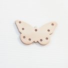 2 Large Leather Butterfly bird toy part parrot supplies