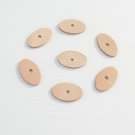 100 Leather Ovals bird toy parts parrots cages crafts