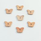 8 Small Leather BUTTERFLIES bird toy parts parrots cage
