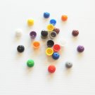 12 Plastic Caps bird toy parts parrots cages perches