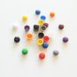 12 Plastic Caps bird toy parts parrots cages perches