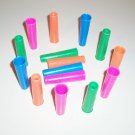 12 LRG Plastic Tubes bird toy parts rabbits chins craft