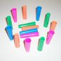 12 LRG Plastic Tubes bird toy parts rabbits chins craft