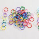 80 Plastic LOOP RINGS bird toy parts parrots crafts kid