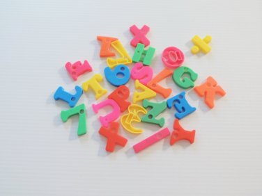 Plastic Numbers & Letters bird toy parts parrot craft