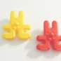 1 X-Large Drilled RABBIT bird toy parts parrots crafts