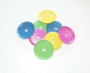 12 Flying Discs bird toy parts parrots cages cockatoos amazons kids
