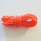 50' Neon ORANGE POLY/PAULIE ROPE bird toy parts parrots cages perch