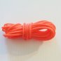 50' Neon ORANGE POLY/PAULIE ROPE bird toy parts parrots cages perch