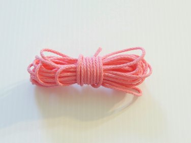 20' PINK POLY/PAULIE ROPE bird toy parts for parrots cages crafts