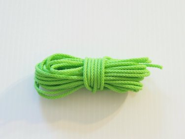 20' LIME GREEN POLY ROPE bird toy parts parrots crafts