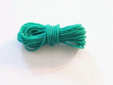 50' GREEN POLY/PAULIE ROPE bird toy parts parrots crafts pets