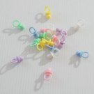 18 Solid 1 1/4" Pacifiers bird toy parts parrots cages favors baby shower
