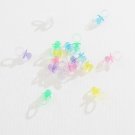 18 Transparent 1 1/4" Pacifiers bird toy parts parrots cages baby shower favors