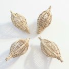 4 TWINE CAGES bird toy parts craftsrabbits chins glider