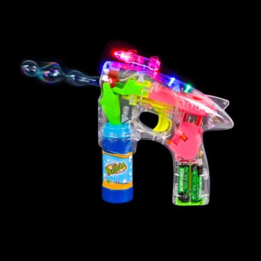 LASERS LIGHTS & SOUND BUBBLE GUN toys gifts prizes kids