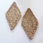 11" SEAGRASS Mats (2) bird toys parrots cages parts crafts