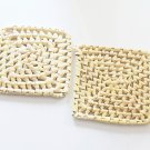 6" Palm Leaf Mats bird toys parrots cages parts crafts