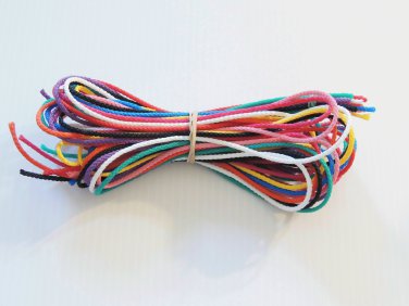 100' 10 COLOR Paulie Rope COMBO bird toy parts 4 parrot