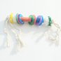 BAGEL MUNCHER bird FOOT TOY parts parrots cages perches