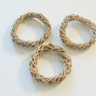 50 4" Twine Rings bird toy parts parrot crafts chins