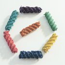 3.5" Colored Twine Twists bird toy parts parrot craft (5)