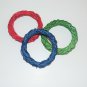 4.75" Colored Twine Rings bird toy parts parrot crafts
