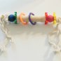 HANDLE W/CARE bird foot toy parrots cage macaw cockatoo