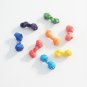 RAWHIDE BONES Mini Undrilled bird toys for parrots cages parts pets