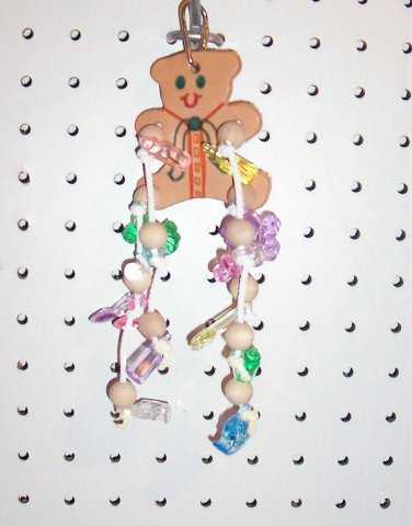 BABY BEAR Transparent bird toy parts parrots cages perch parakeet
