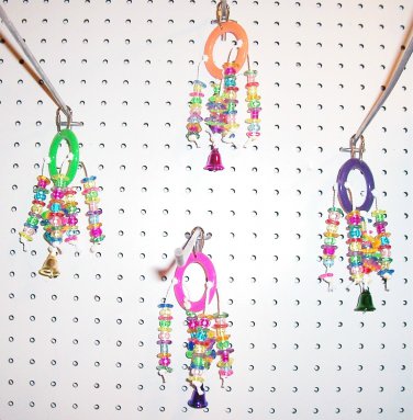 RING JINGLER bird toy parts parrots cages perch conures