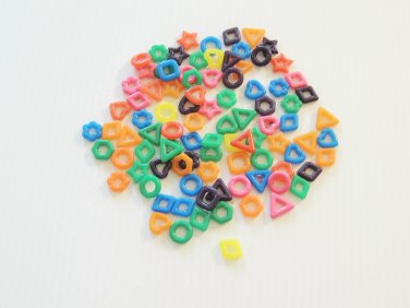 500 Crazy Shape Rings Solid bird toy parts parrots cages craft