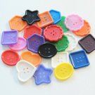 24 Jumbo Buttons bird toy parts parrots cages perches