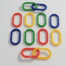 12 C-Clips bird toy parts parrots cages craft