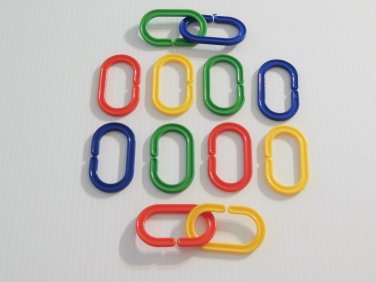 12 C-Clips bird toy parts parrots cages craft