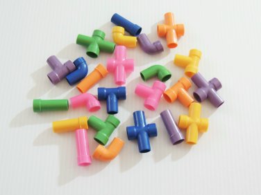24 Plummer tubes bird toy parts parrots cages perch