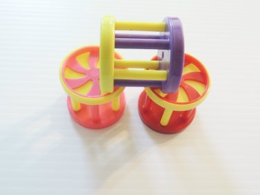 3 Treat Roller Balls bird toy parts parrots cages craft
