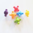 6 CRAZY CONNECTORS bird toy parts parrots kids greys