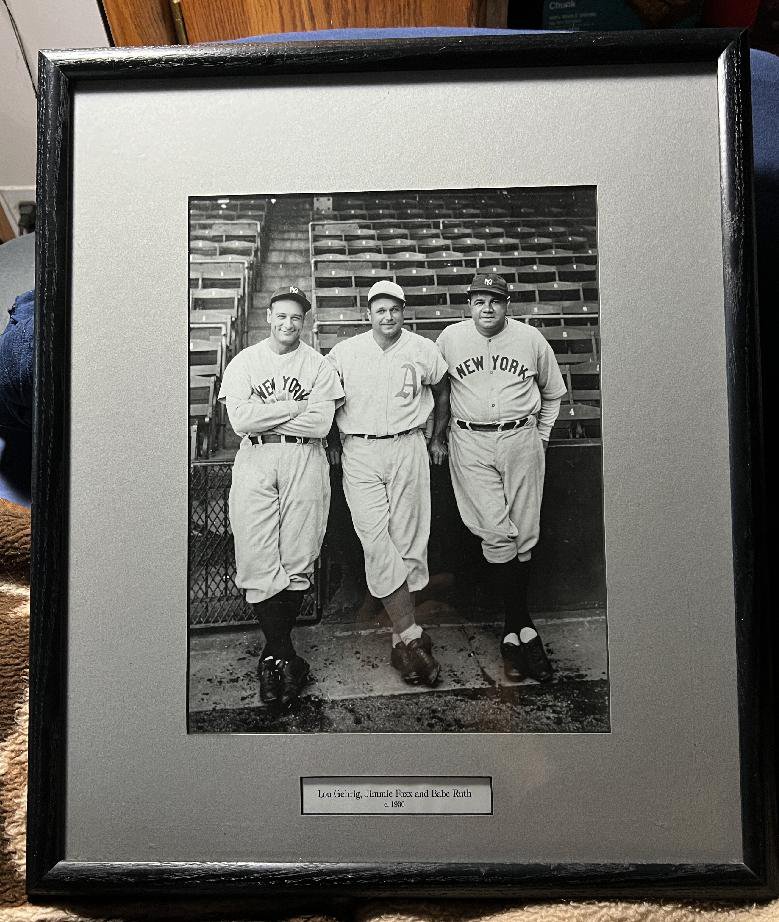 Lou Gehrig, Jimmie Foxx & Babe Ruth - Bruce Murray Collection – Museum ...