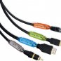 Dotz Cord ID Pro Cord and Cable Identification System, 12 Count, Assorted Colors For Home or Office