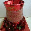Red Frosted Passion X'mas Candle