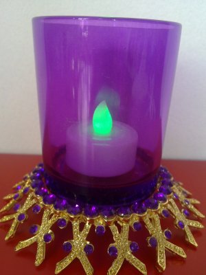 Purple Crystal Royal Crown