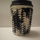 Hand Crocheted Coffee Sleeve - Licorice