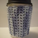 Hand Crocheted Coffee Sleeve - Denim