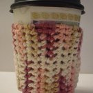 Hand Crocheted Coffee Sleeve - Rosewood