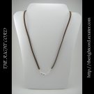 18" Chocolate Brown Faux Leather Suede Necklace Cord Microfiber with Hook & Eye Clasp